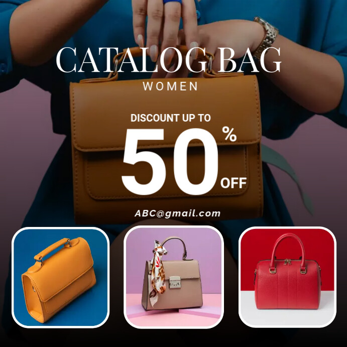 Catalog Bag Sale Template PosterMyWall