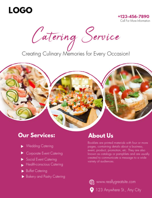 Copy of CATERING AND BUFFETY SERVICES | PosterMyWall