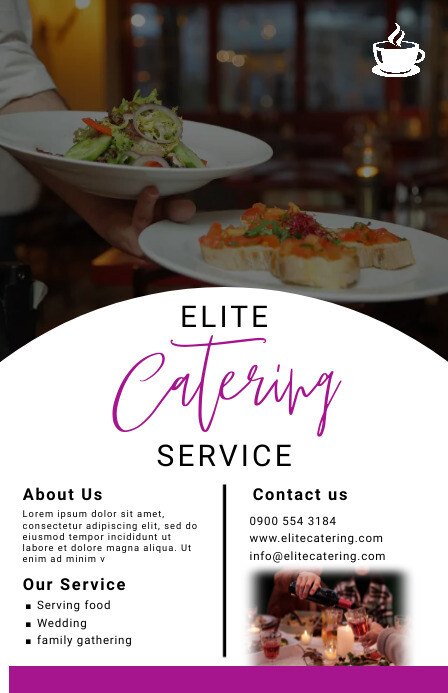 Copy of Catering flyer | PosterMyWall