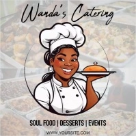 catering logo, cooking logo, chef (3) template