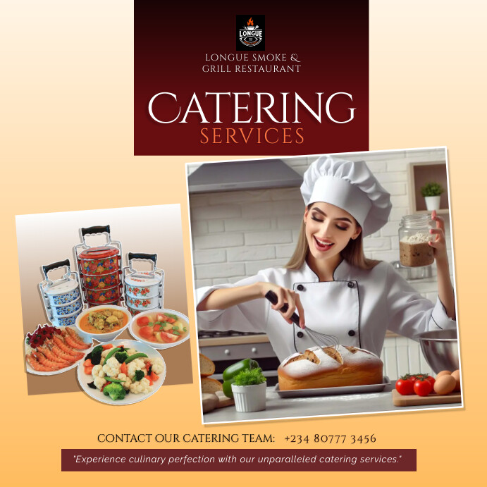 Catering service Template | PosterMyWall