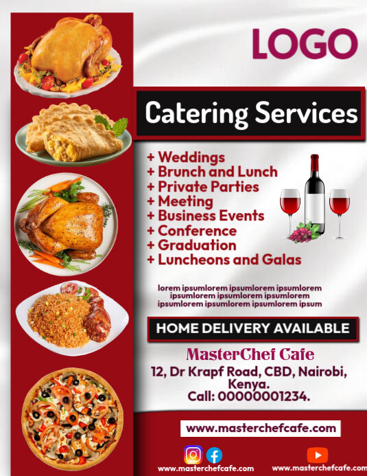 catering service Template | PosterMyWall