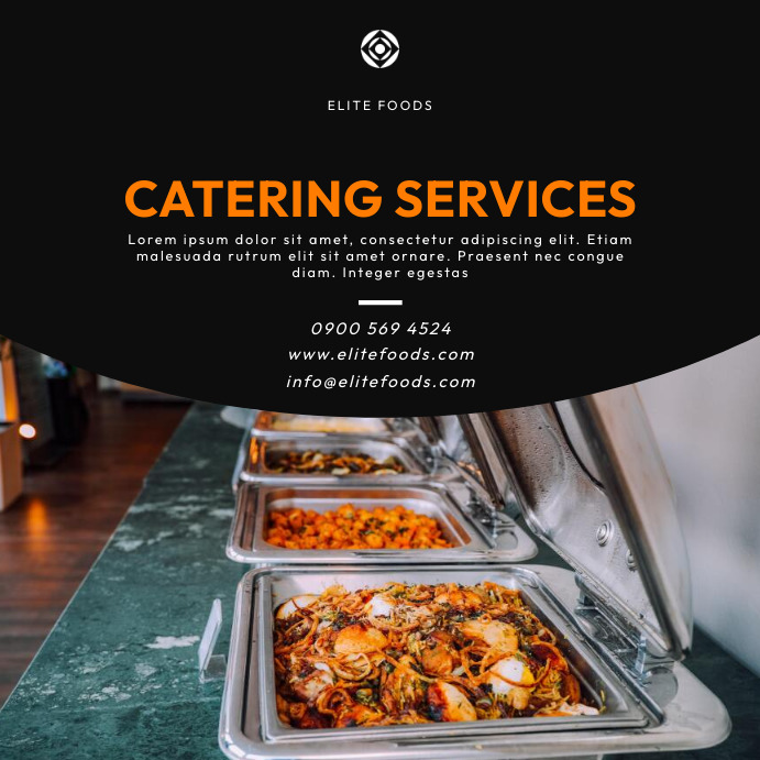 Catering service flyer Template | PosterMyWall