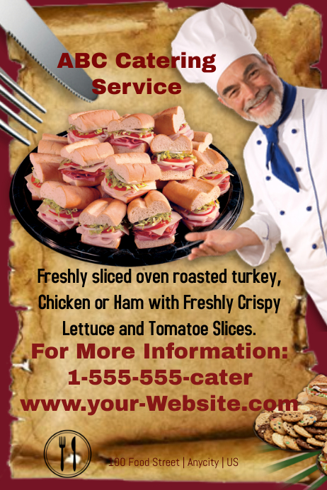 Catering Service Template | PosterMyWall