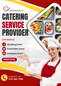 Catering Service Provider Template A4