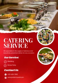 catering service template A4