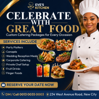 Catering Services Ads Instagram-opslag template