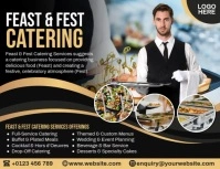 Catering Services Ads Flyer (format US Letter) template