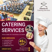 catering services design template Vierkant (1:1)