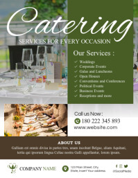 catering services flyer advertisement Template | PosterMyWall