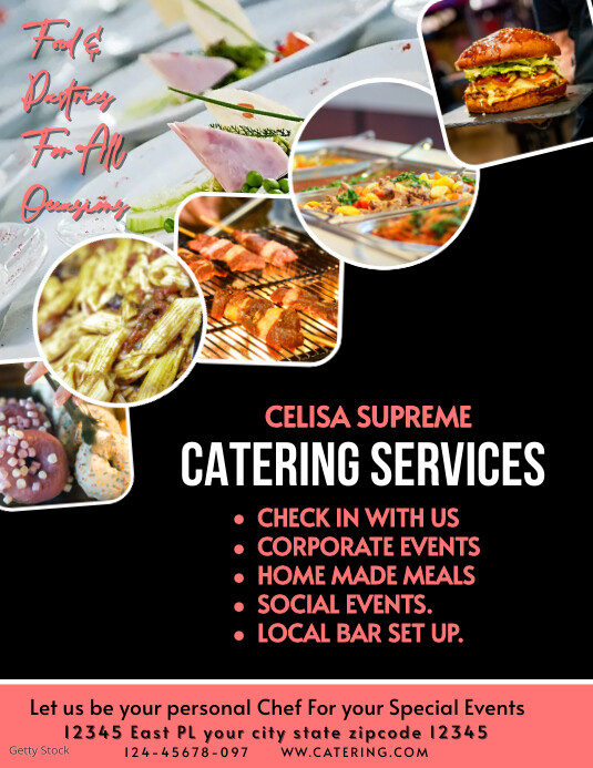 Catering Services Flyer Template PosterMyWall