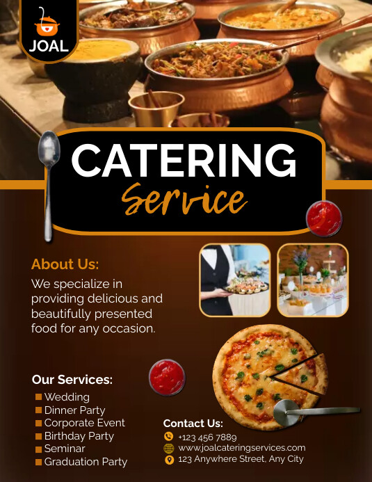 Catering Services Flyer Template PosterMyWall