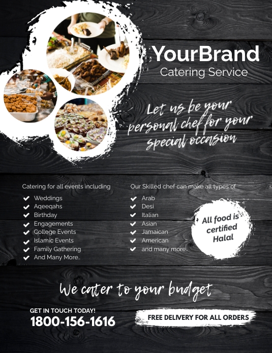 Catering Services Flyer Template | PosterMyWall