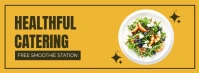 Catering Services for Healthy Eating Template Couverture Facebook