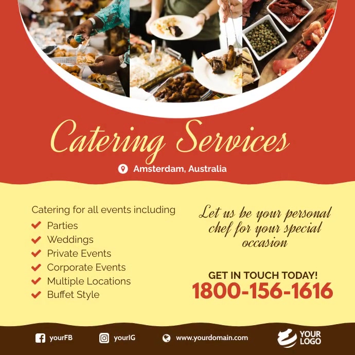 Catering Services Instagram Template | PosterMyWall