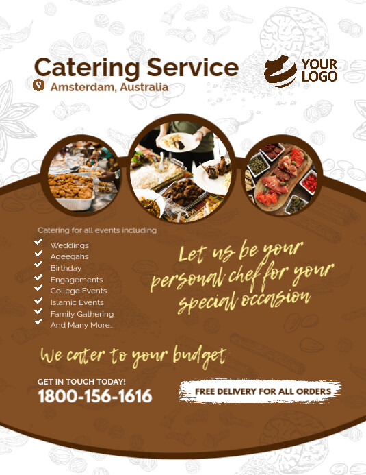 Catering Services Flyer Template | PosterMyWall
