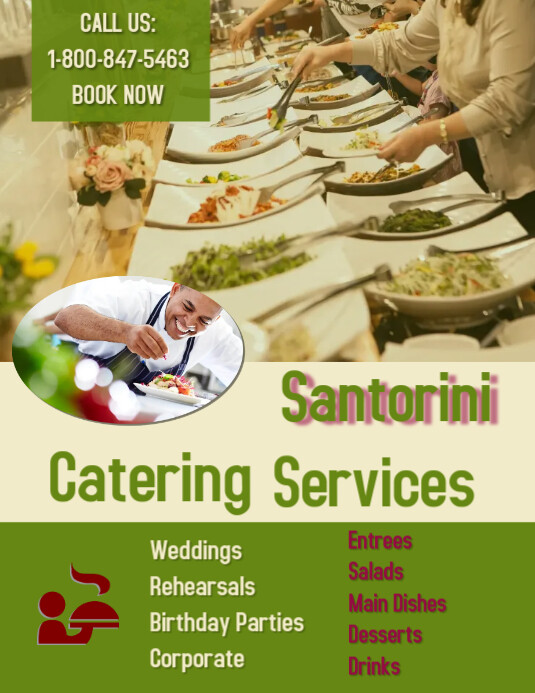 Copy of catering services/menus/weddings/restaurants | PosterMyWall