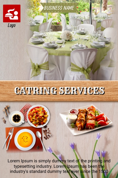 Copy of Catering Services video | PosterMyWall