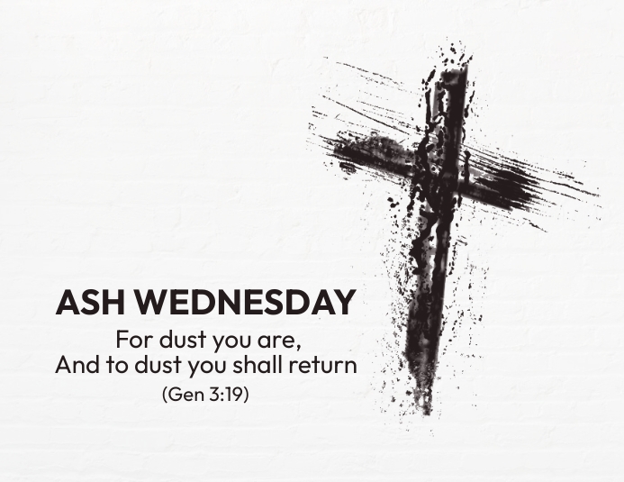 Catholic Church Ash Wednesday Flyer Cross Template PosterMyWall catholic-church-ash-wednesday-flyer-cross-template-postermywall
