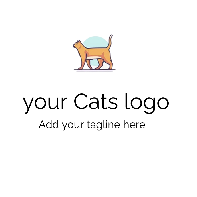 Cats logo Template | PosterMyWall