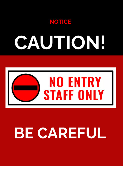 Caution And safety Sign Template | PosterMyWall