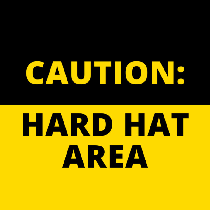 Caution Template | PosterMyWall