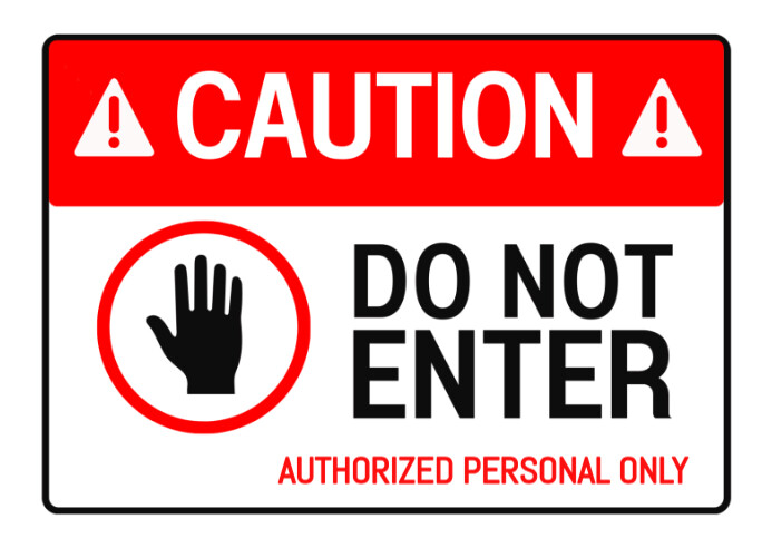 Caution Template | PosterMyWall