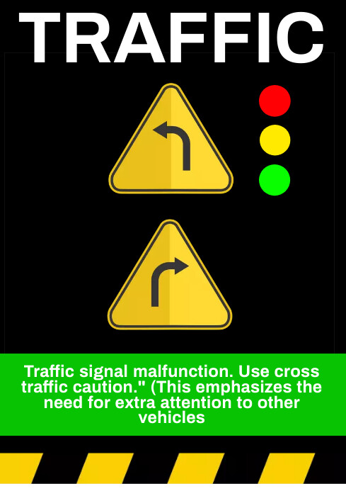 Caution Safety Sign A3 template