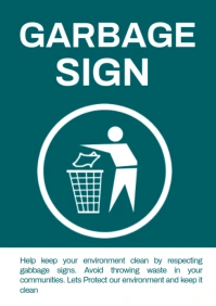 Caution Safety Sign A3 template