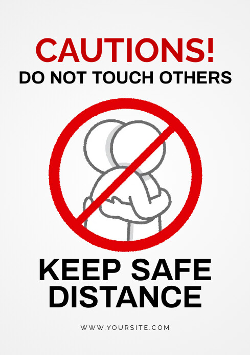 Cautions sign board Template | PosterMyWall