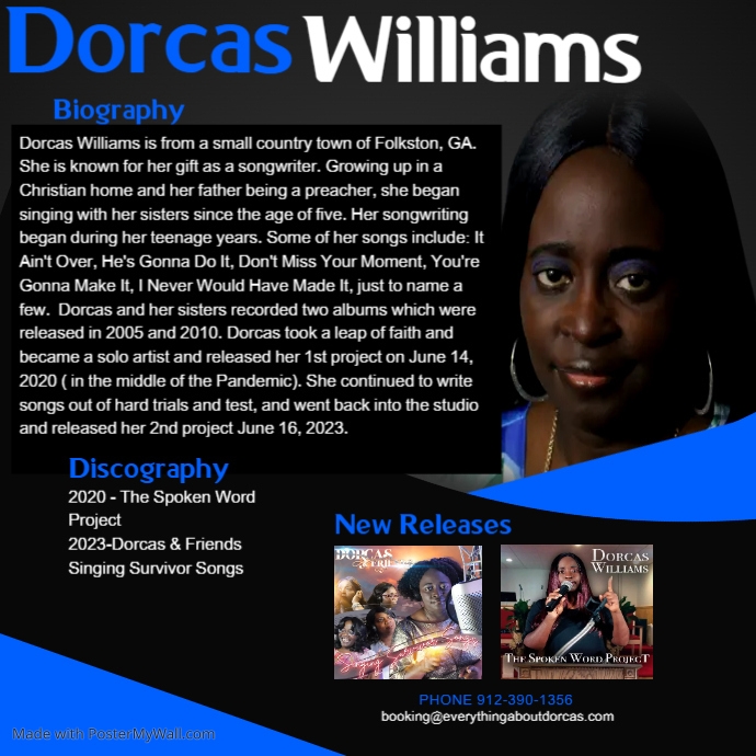 Dark DJ Bio Press Kit Instagram Template | PosterMyWall