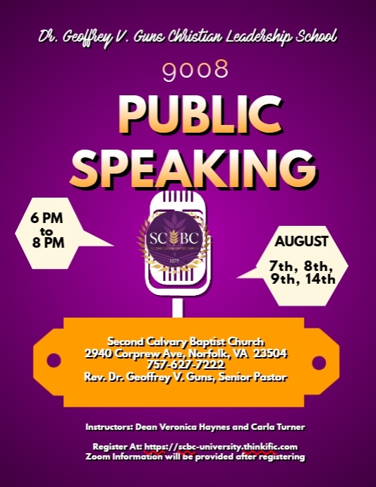 Copy of Template public speaking | PosterMyWall