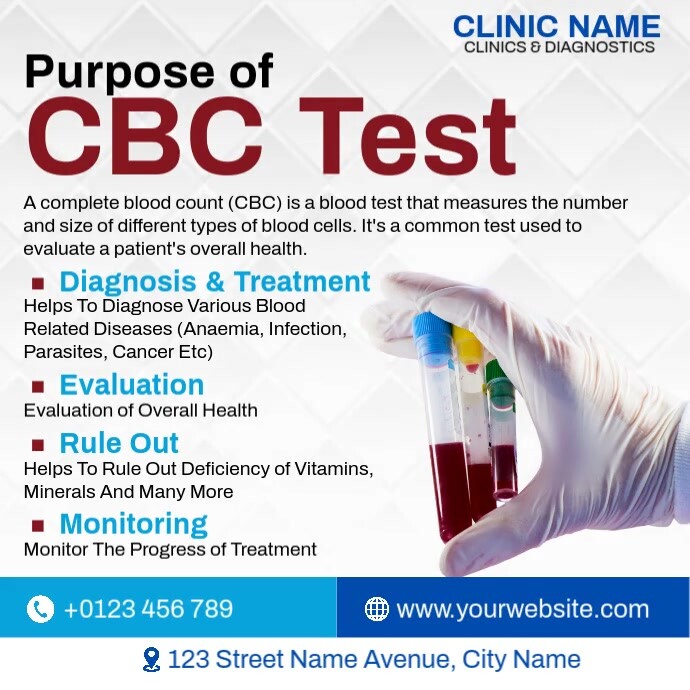 Copy of CBC Test | PosterMyWall