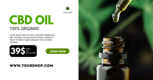CBD Cannabis Special Offer Price List Ad Sale ภาพที่แชร์บน Facebook template