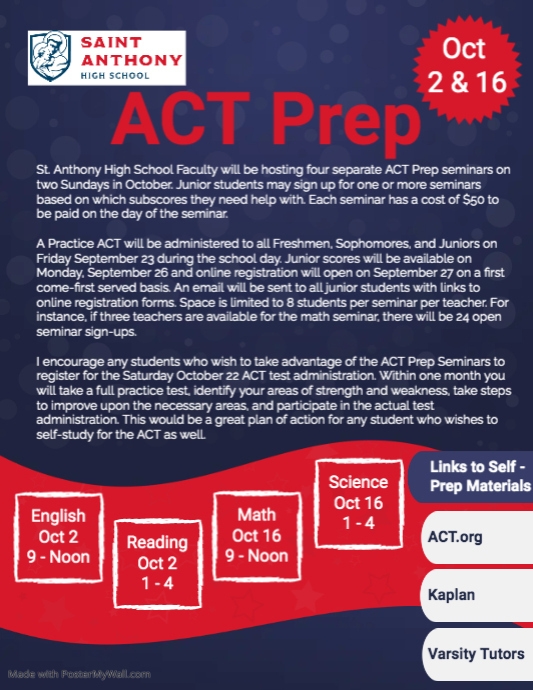 Prep Poster.pdf ACT Prep | PosterMyWall