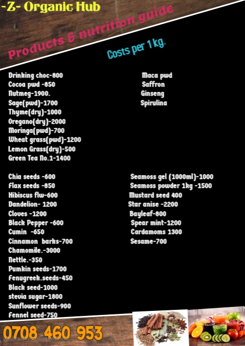 Copy of Copy of Price List Menu Card Wood Design Restaurant | PosterMyWall