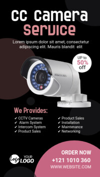 CC Camera Service Banner Ad Templat | PosterMyWall