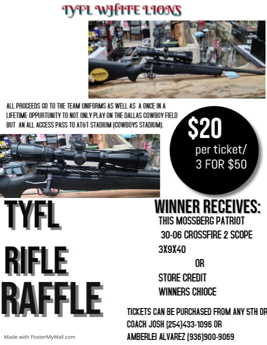 Copy of Gun Raffle Flyer Template | PosterMyWall