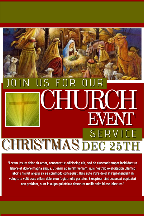 CHURCH EVENT Template | PosterMyWall