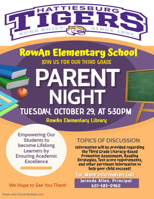 Parent Meeting Flyer template