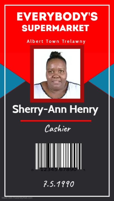 Copy of Copy of Copy of corporate identity card id badge | PosterMyWall