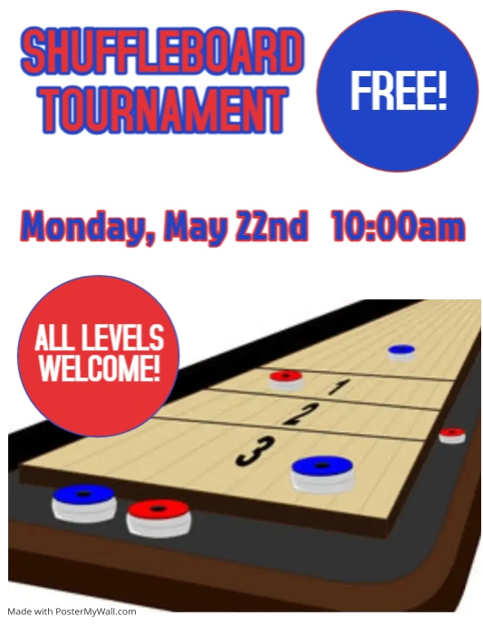 Shuffleboard Tournament PosterMyWall
