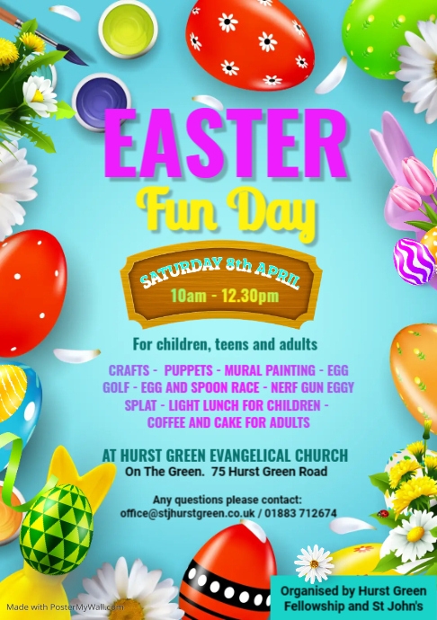 Easter Fun Day 2023 A5 template