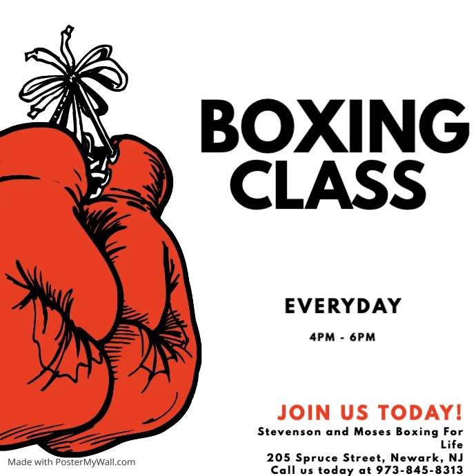 Boxing Classes Post Copy of Boxing Class | PosterMyWall