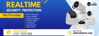 CCTV Security Camera Sale ad Facebook Cover Photo template
