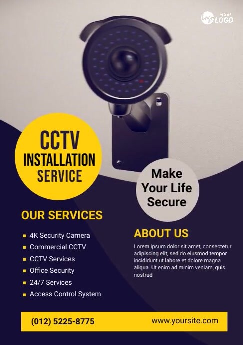 CCTV Installation Services Flyer Template | PosterMyWall