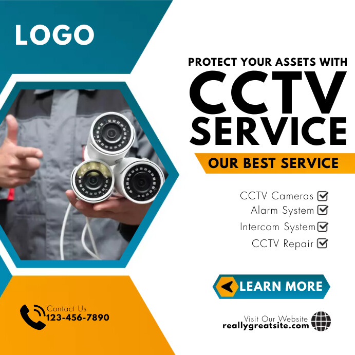 CCTV INSTALLATION SERVICES FLYERS Template | PosterMyWall