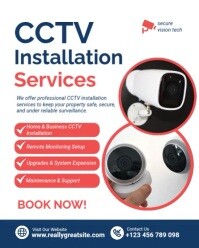 Weiß CCTV Installation Services Instagram Portrait Template