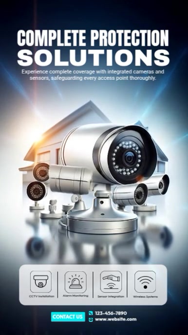 CCTV Service Instagram Story template