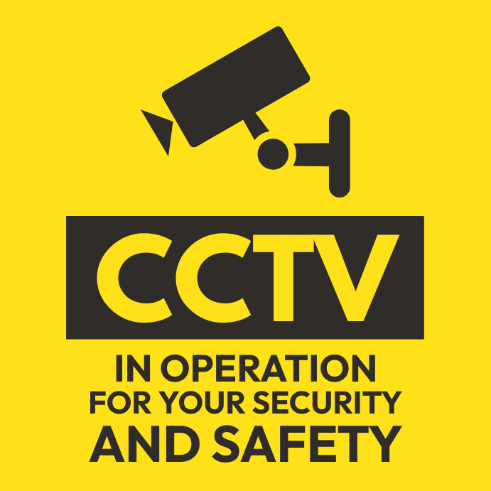 Cctv signage Template | PosterMyWall